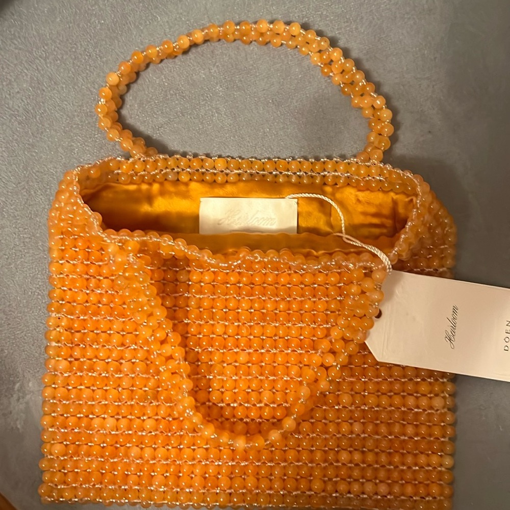 Doen Heirloom Fiorella Glass Beads Purse - Picture 3 of 3